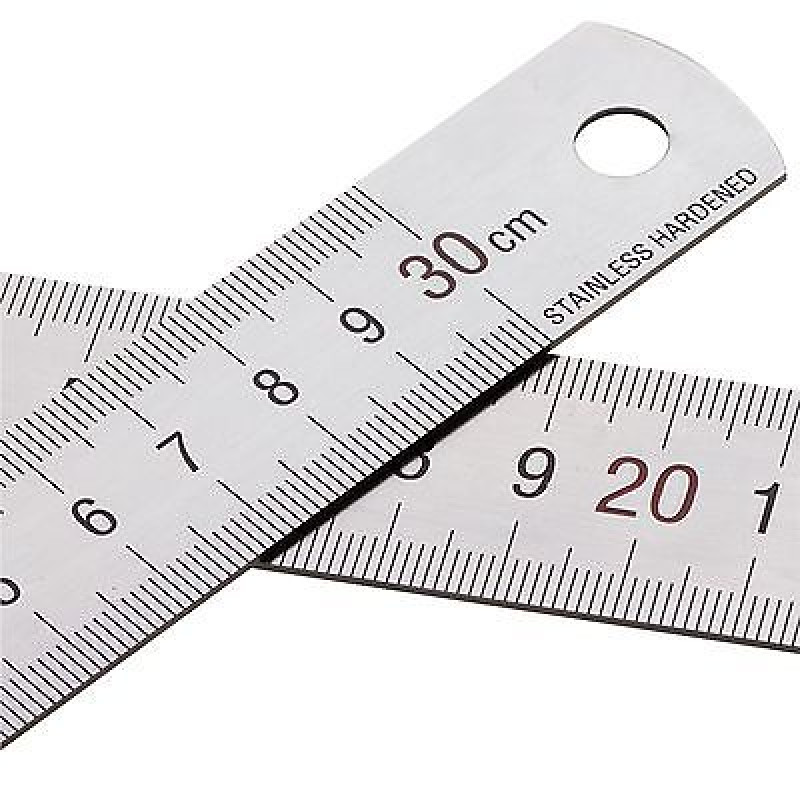 stainless steel ruler